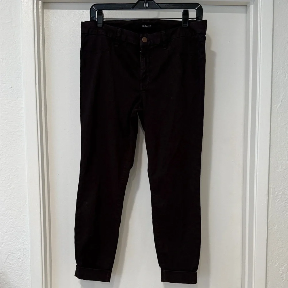 J Brand Faded Black Stretch Skinny Pants Sz 31 - Picture 2 of 9